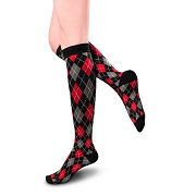 JEBA™ Argyle Knee-High Socks
